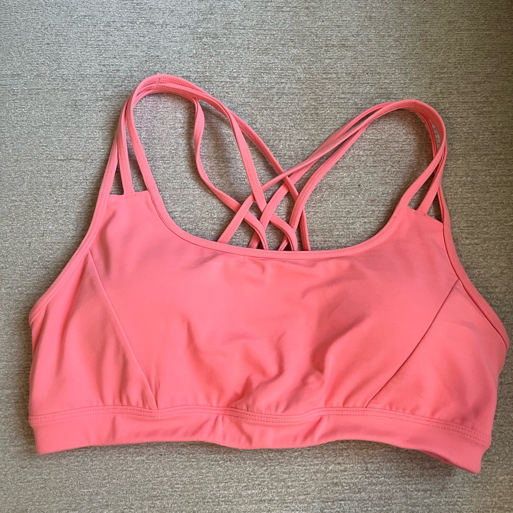 Athleta Coral Sports Bra | Fully Focused BRA